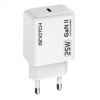 CARICABATTERIE GAN USB TYPE-C 3A 25W