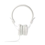 CUFFIA STEREO NEDIS BIANCA DRIVER 40mm PIEGHEVOLE