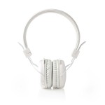 CUFFIA BLUETOOTH CON MICROFONO COLORE BIANCO