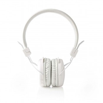 CUFFIA BLUETOOTH CON MICROFONO COLORE BIANCO