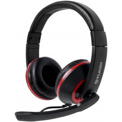 X5 TUCCI CUFFIA GAMING CON MICROFONO CONNETTORE SINGOLO DA 3,5mm 4 POLI E ADATTATORE DOPPIO