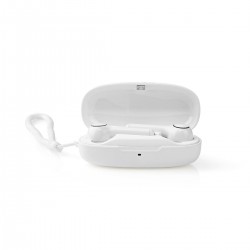AURICOLARI MICROFONO BLUETOOTH STEREO WHITE TOTAL WIRELESS NEDIS