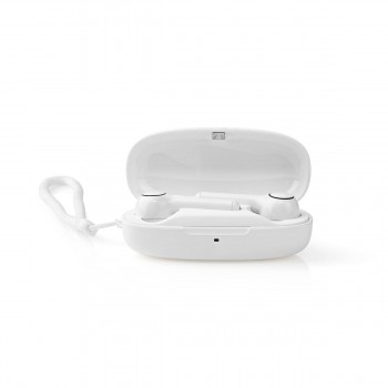 AURICOLARI MICROFONO BLUETOOTH STEREO WHITE TOTAL WIRELESS NEDIS