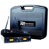 KIT RADIOMICROFONO UHF 2 CANALI CON 2 MICROFONI GELATO 8 CANALI PROGRAMMABILI