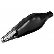 COCCODRILLO ISOLATO LUNGHEZZA 42mm NERO