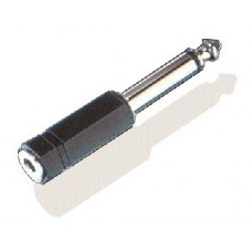 ADATTATORE JACK 6,3 MONO MASCHIO - JACK 3,5 MONO FEMMINA