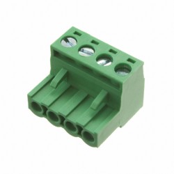 MORSETTO FEMMINA EUROPLUG PASSO 5mm 4 POLI 