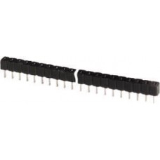 CONNETTORE STRIP LINE FEMMINA DA CIRCUITO STAMPATO PASSO 2,54mm POLI 36