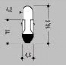 MICROLAMPADA ATTACCO 'T4,5' 30V 20mA