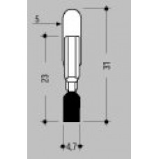 MICROLAMPADA ATTACCO 'T5,5' 6V 40mA