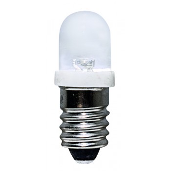 MICROLAMPADA LED ATTACCO 'E10' 3.0V 2.5LM BIANCO FREDDO