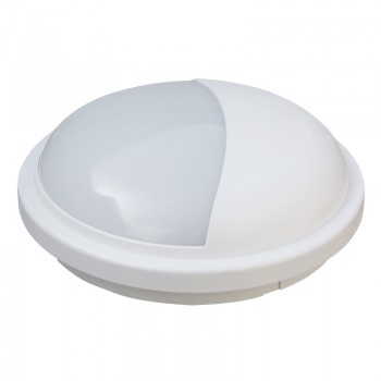 PLAFONIERA LED TONDA PALPEBRA IP65 19W 220Vca,2400lm, 4000K,DIAM.226mm H.73mm