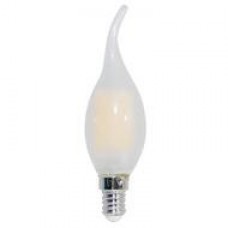 LAMPADA LED CANDELA FROST FIAMMA ATTACCO E14 6W 220V LUCE CALDA