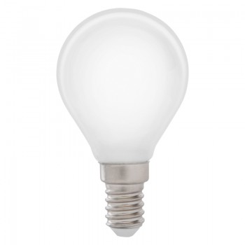 LAMPADA LED ATTACCO E14 5W 220V LUCE CALDA OPALE DIMMERABILE