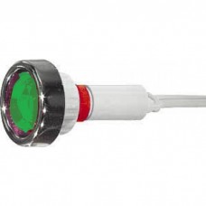 SEGNALATORE LUMINOSO 220Vca VERDE DA PANNELLO