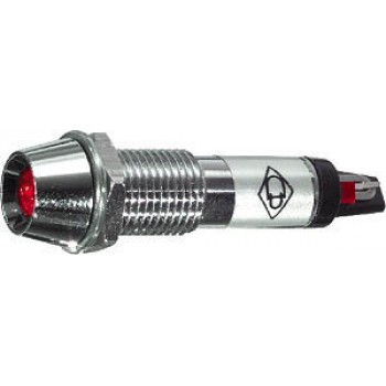 SPIA NEON 9mm 220V AC ROSSA