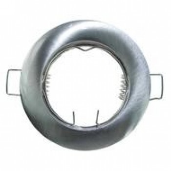 GHIERA GU10 TONDA SATINATA D.77mm FORO 60mm