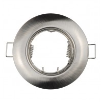 GHIERA GU10 TONDA SATINATA D.84mm FORO 65mm