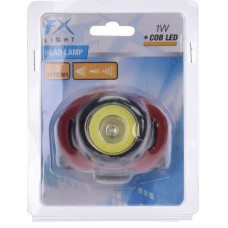 TORCIA FRONTALE CON 1 LED COB 1W
