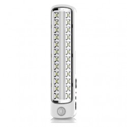 LAMPADA EMERGENZA PORTATILE 24+60 LED 12VCC / 220VAC DIMMERABILE