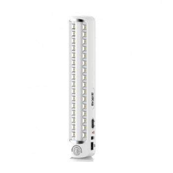 LAMPADA EMERGENZA PORTATILE 24+60 LED 12VCC / 220VAC DIMMERABILE