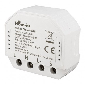 HOM-MOD-DIM HOM-IO MODULO RICEVITORE DIMMER WIRELESS 2.4 GHZ 220-240V 50/60HZ