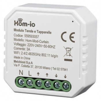 HOM-MOD-CURTAIN HOM-IO MODULO TAPPARELLE SMART WIRELESS 2,4GHZ