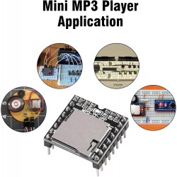 MINI LETTORE MP3 DFPLAYER SCHEDA TF U DISK COMPATIBILE ARDUINO