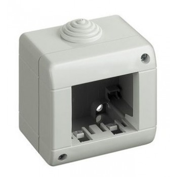 BOX 2 POSTI DA ESTERNO BIANCO COMPATIBILE MATIX