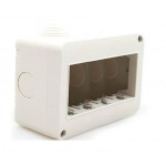 BOX 4 POSTI DA ESTERNO BIANCO COMPATIBILE MATIX
