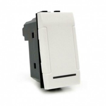 PULSANTE SINGOLO 10A 250V BIANCO COMPATIBILE LIVING INTERNATIONAL