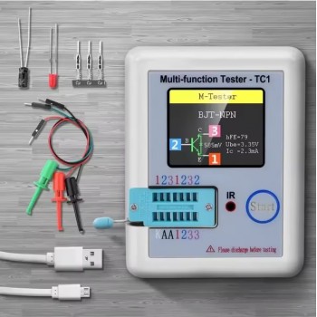 TC1 TESTER MULTIFUNZIONE PROVA TRANSISTOR, C.I., DIODI, RESISTENZE