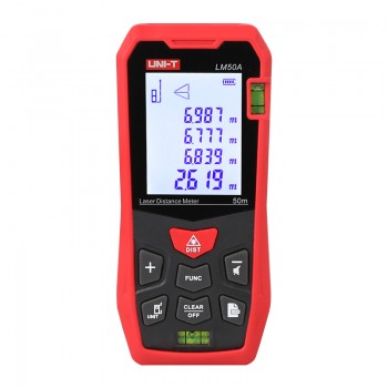 LM50A UNI-T METRO LASER CON LIVELLA 50 METRI