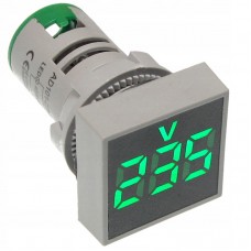 VOLTMETRO DIGITALE AC 20-500V DISPLAY LED VERDE