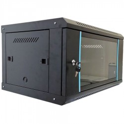 ARMADIO RACK 19P. SERIE ECO 6 UNITA' A PARETE L600xH350xP450mm