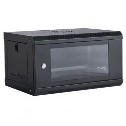 ARMADIO RACK 19P. SERIE ECO 6 UNITA' A PARETE L530xH300xP400mm