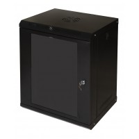ARMADIO RACK 19P.SERIE ECO 12 UNITA' A PARETE PROFONDITA' 600x400x430mm CON RIPIANO