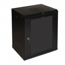 ARMADIO RACK 19P.SERIE ECO 12 UNITA' A PARETE PROFONDITA' L530xA600xP400mm CON RIPIANO