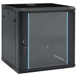 ARMADIO RACK 19P.SERIE ECO 12 UNITA' PROFONDITA' L650xH460xP600mm CON RIPIANO