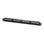 PATCH PANEL PER ARMADI RACK 19P. 24 PORTE UTP CAT.6