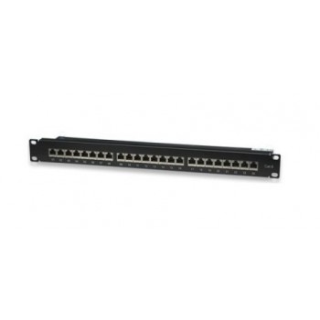 PATCH PANEL PER ARMADI RACK 19P. 24 PORTE STP CAT.6 SCHERMATO