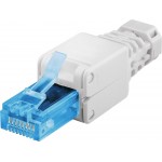 SPINA PLUG RJ45 UTP CAT6 CRIMPAGGIO SENZA ATTREZZI