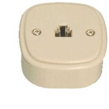 PRESA MURO EST.PLUG 6/4 FRONT.