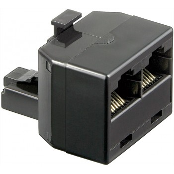 ADATTATORE TELEFONICO PLUG SP.6/4-2xPR.6/4