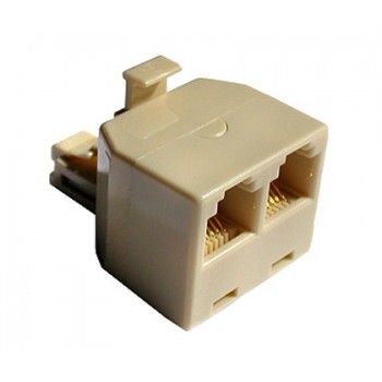 ADATTATORE TELEFONICO PLUG SP.8/8-2xPR.8/8