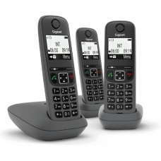 AS490 SIEMENS GIGASET TRIO TELEFONO CORDLESS NERO