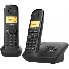 A270A DUO SIEMENS GIGASET COPPIA DI TELEFONI DECT A270+A270A CORDLESS CON VIVAVOCE E SEGRETERIA