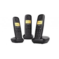 A170 TRIO SIEMENS GIGASET TELEFONO CORDLESS NERO TRIO