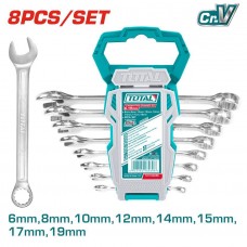 CONFEZIONE 8 PZ CHIAVI COMBINATE 6-19