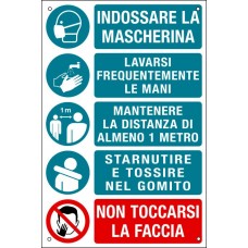 CARTELLO 200x300 MULTI MESSAGGIO COVID-19